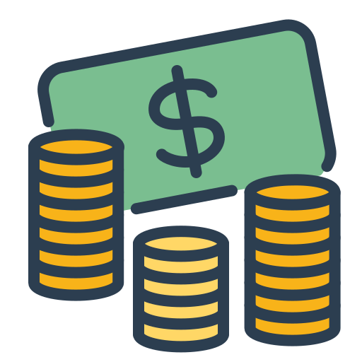 Balance spendings, budget, money, save money icon